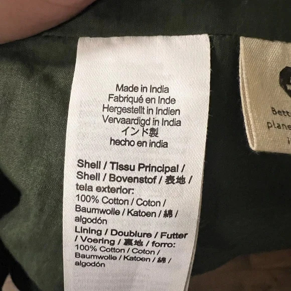 Madewell Green Patchwork Mini Dress | Size 4 - Picture 11 of 12